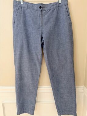 Talbots The Weekend Chino Light Blue Straight-Leg Pants Size 10